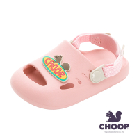 【CHOOP小松鼠】 童款 厚底輕便涼鞋/輕量 速乾 正版台灣製 霧粉(CHKT49303)