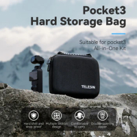 TELESIN Protective Bag For DJI Pocket 3 Carrying Bag Waterproof Storage Box Portable Handbag For DJI Pocket 3 Accessories