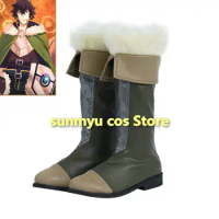 The rising of the shield hero Cosplay Iwatani Naofumi Cosplay Boots Shoes Custom Size Halloween