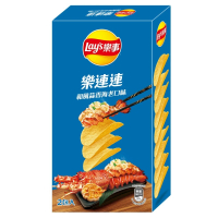 【Lay’s 樂事】樂事樂連連和風蒜香海老口味洋芋片166g/盒