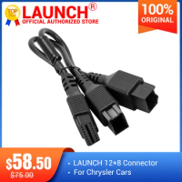 For Chrysler programming cable 12 8 connector for Launch x431 v Launch x431 pro pro mini x431 v+ For chrysler 12+8 adapter