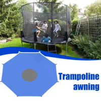 Trampoline Sun Shade Cover UV Block 8ft 10ft 12ft 14ft 16ft Sun-Protection Trampolines Canopy Premium Trampoline Accessory