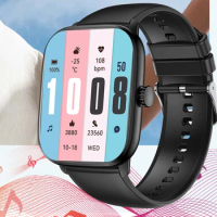 Smart Watch 2024 Bluetooth Answer Call Music Smart Watches For Men 2.01" Full Touch Dial Fitness Tracker Waterproof Smartwatch