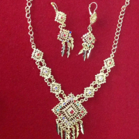 Dai Thai Jewelry Dai Necklace Set Chain Festival Dance