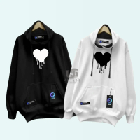 Unisky Switer Hoodie Pasangan Romantis Size M L XL XXL Sweater Polos Untuk Pria Wanita Tampil Serasi