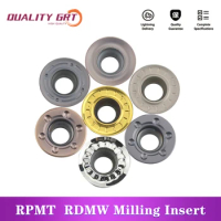 Q.Grt 10PCS Carbide Insert RPMT08 RPMW1204 RPMT1605 RDMW RPGT07 08 metal turning insert internal round carbide insert CNC