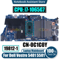 19812-1 For Dell Vostro 5401 5501 Laptop Mainboard CN-0C1C0Y SRG0N i7-1065G7 Notebook Motherboard Tested