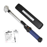 【良匠工具】3分空轉式可調扭力扳手 10~60Nm/ 8~44 Ft lbs雙刻度 扭力到達後可跳脫空轉