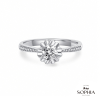 SOPHIA 蘇菲亞珠寶 - 摯愛 30分 GIA D/SI2 18K金 鑽石戒指