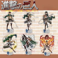 Attack on Titan Levi·Ackerman Anime Game Peripheral Collection Acrylic Standing Card Christmas Present DIY Toys Hobbies