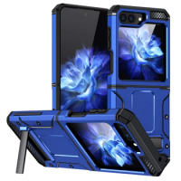 For Samsung Flip 5 Shockproof Best Protective Case for Samsung Galaxy Z Flip 5 Flip5 Zflip5 Non-Slip Stand Cell Phone Cover