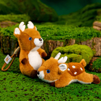 New cross-border product: simulated deer plush toy, home and office decoration, deer figurine
