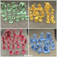 Pack Dragon Warriors Knight Raging Strom Miniatures Godtear Board Game Model Figures Table-top War Games