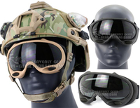 美式SKI Goggle海豹特種兵野戰護目鏡戰術風鏡騎行運動風鏡黑色