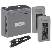 For DJI Mini 2 Battery Mavic Mini SE Intelligent Flight Drone Battery+Two Way USB Charging Hub Accessories
