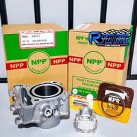 SILINDER BLOK PAKET BLOK PISTON + PISTON KIT NPP PISTON STD OVERSIZE 0.50 1.00 SATRIA FU FI GSX S R 