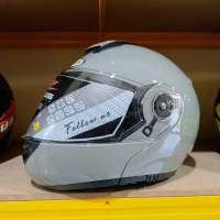 ZEUS ZS3050 AUDY GRAY MODULAR FLIP UP DOUBLE VISOR ORIGINAL