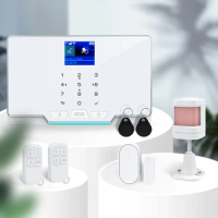 Alarm system home security wireless door alarm sensor siren wifi smoke alarm