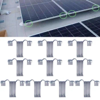 10pcs 30/35/40mm Solar Panel Photovoltaic Water Guide Clip Deflector Mud Drain Button Water Redirection Clips