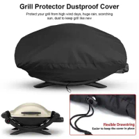 Outdoors Garden BBQ Grill Protector Dustproof Cover Waterproof Gill Cover Courtyard For Weber 7110 Q-1000 Series Grill