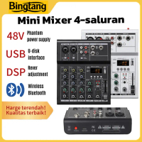 BED Mixer 4/6 Channel Professional Mini Bluetooth Amplifier Audio Mixer Cheapest Cheap Soundcard USB
