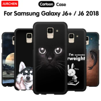 JURCHEN Phone Case For Samsung Galaxy J6+ J6 Plus 2018 Case Cover Custom Soft Silicone Back Cover For Samsung Galaxy J6 + J6Plus