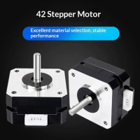 1 unit 1.0A 12V 14N.cm CNC Laser Engraver Motor 3D Printer Extruder 4 Lead untuk Nema 17 22mm 42 Ste