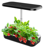 Hydroponics Indoor Garden with Led Grow Light Non-toxic Soilless Intelligent Plant Machine Hydroponics System For Planting