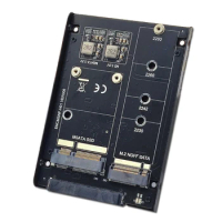 NEW Metal Case SSD to SATA 3.0 6Gbps 2.5" Adapter Card With Enclosure Socket SATA to M.2 SATA SSD B+M Key mSATA SSD JBOD Adapter