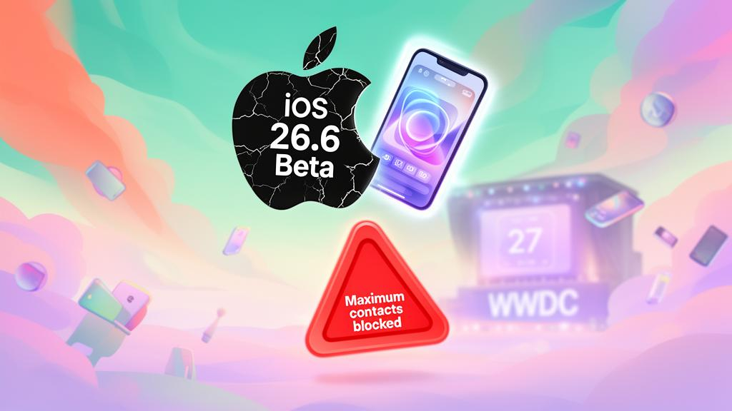 Ios Water Warning Apple Launches iOS 26.6 Public Beta With a Warning for Serial Contact ...