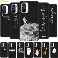 for Xiaomi Poco F3 GT X3 NFC Phone Cases Black Silicone Back Cover for Poco M3 Pro 5G X2 F2 X 3 Pro Cases Soft TPU Hollow Design