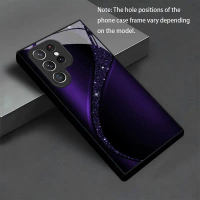 Phone Case - Zisha Gradient Arc New Phone Case Tempered Glass for Samsung Galaxy S25Ultra/S25+/S25/S