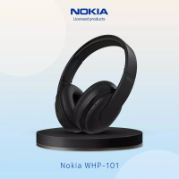 Nokia Audio Nokia Wireless Headphones Over-Ear WHP-101 Bluetooth with Mic - Black