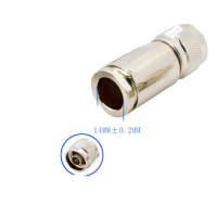 1pcs N-type male five piece set with antenna feeder welding joint 50-3-5-7-9 10 12 wire L16 fine needle copper