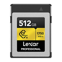 Lexar雷克沙 Professional Cfexpress Type B Gold Series 512GB 記憶卡