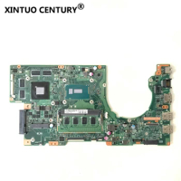 K501LX laptop motherboard for ASUS K501LX K501LB original mainboard 4GB-RAM I7-5500U GTX950M 2GB/4GB 100% tested working