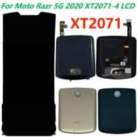 6.2" Original For Motorola Moto Razr 5G 2020 XT2071-4 LCD Display With Touch Screen Digitizer Assembly Replacement Glass Folding