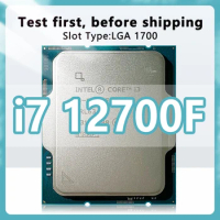 Core i7-12700F CPU 2.1GHz L3=25MB 65W 8+4 Cores 20 Thread 7nm New 12th Generation Processor Socket LGA1700 12700F for