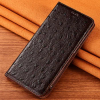 Genuine Leather Phone Case for LG G7 G8S Q6 Q7 Q8 V30 V40 V50 V60 ThinQ 5G UW Plus Magnetic Flip Cover