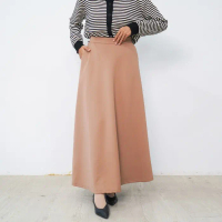 Ara Skirt | Rok A-line | Rok scuba - Mocca