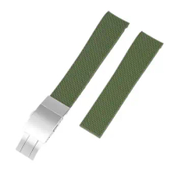 FKMBD For Longines Watch Strap For Longines Hydroconquest L3.742 642 Fluorosilicone WatchBands