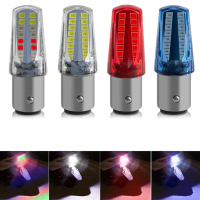 หลอดไฟท้ายรถจักรยานยนต์ 1157 1 ชิ้น สำหรับเบรกและไฟกระพริบ ไฟเลี้ยวรถยนต์