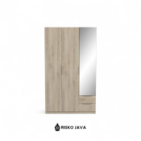Almari Kayu Jati / Almari Pintu Kaca / Almari Laci Penyimpanan | COLBACK