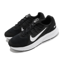 Nike 慢跑鞋 Zoom Span 3 運動 男鞋 氣墊 舒適 避震 路跑 健身 球鞋 黑 白 CQ9269001