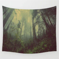 Foggy Forest Tapestry Wall Hanging