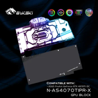 Bykski N-AS4070TIPR-X GPU Water Block For Asus ProArt GeForce RTX 4070TI OC Graphics Card,VGA Cooling Copper Radiator