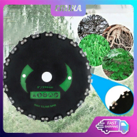 【COD】235mm 9\ Lawn Mower Chain Saw Blade Brush Cutter Blade Chain/No Chain Grass Trimmer Cutter"