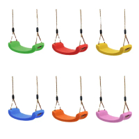 Swing Kids Outdoor Plastic Bent Swing Backyard Kindergarten Playground Buaian Kanak outdoor swing