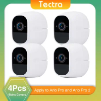 4Pcs Silicone Skins for Arlo Pro Arlo Pro 2 Cameras Security Weatherproof UV-resistant Case Security Camera Accessorie