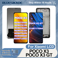 100% Test Poco X3 Display For Xiaomi Poco X3 NFC LCD X3 Pro Touch Screen Digitizer For Poco X3 GT LCD 21061110AG Replace Parts